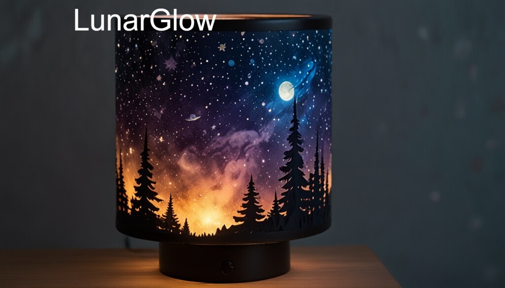 Galaxy-themed nightlight